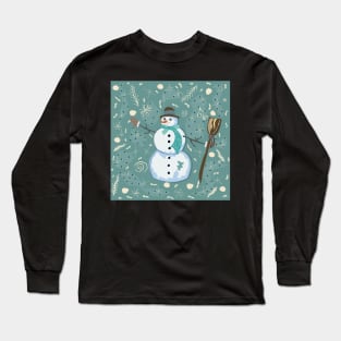 Snowman Long Sleeve T-Shirt